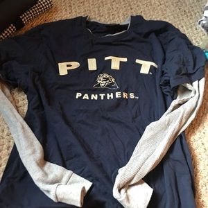 Men’s long sleeve shirt.  Go Pitt!